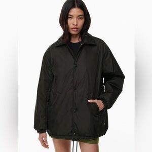 Aritzia TNA Coaches Jacket Olive - Small